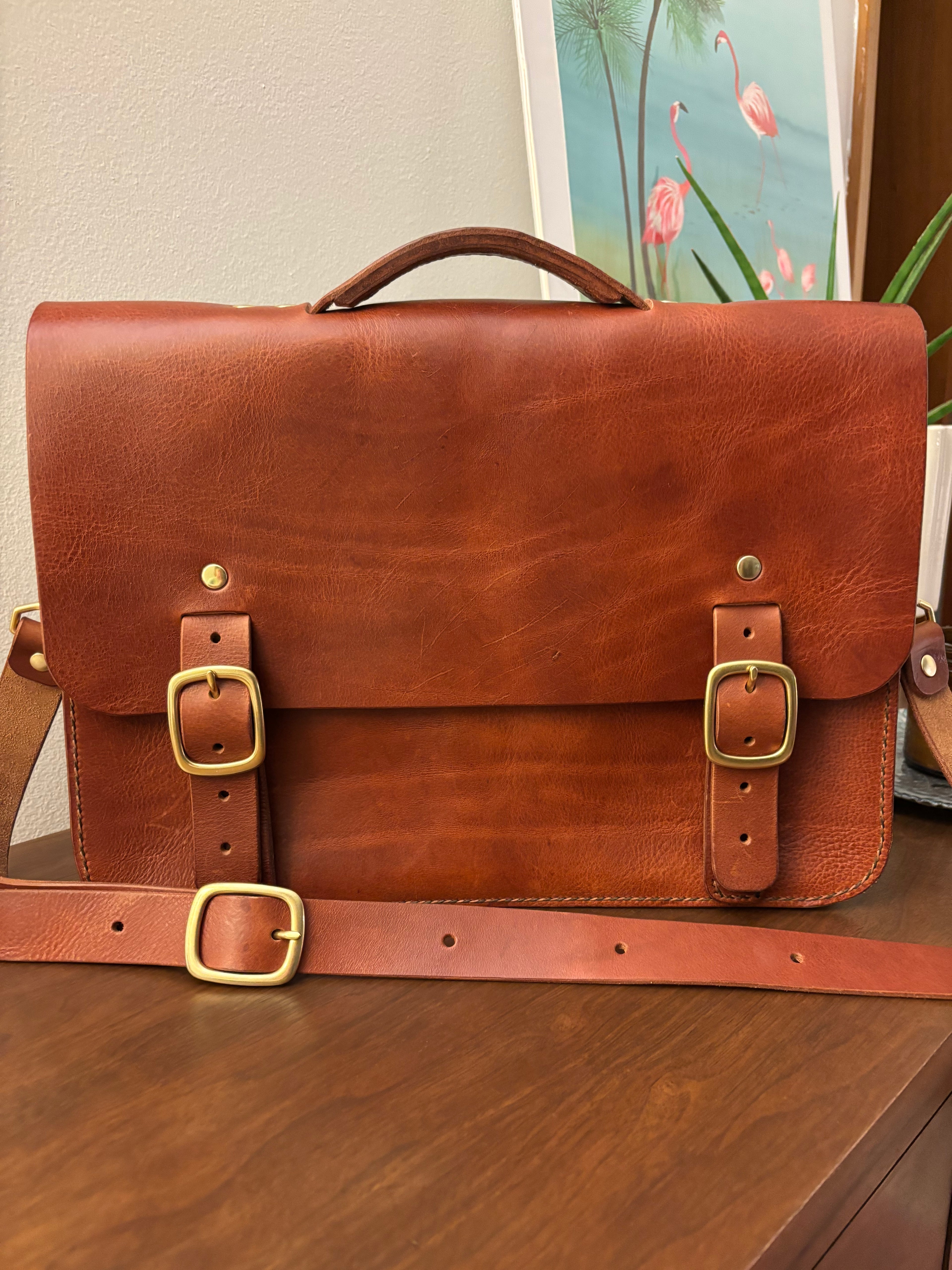 Valigetta #002 - Cognac/Brass