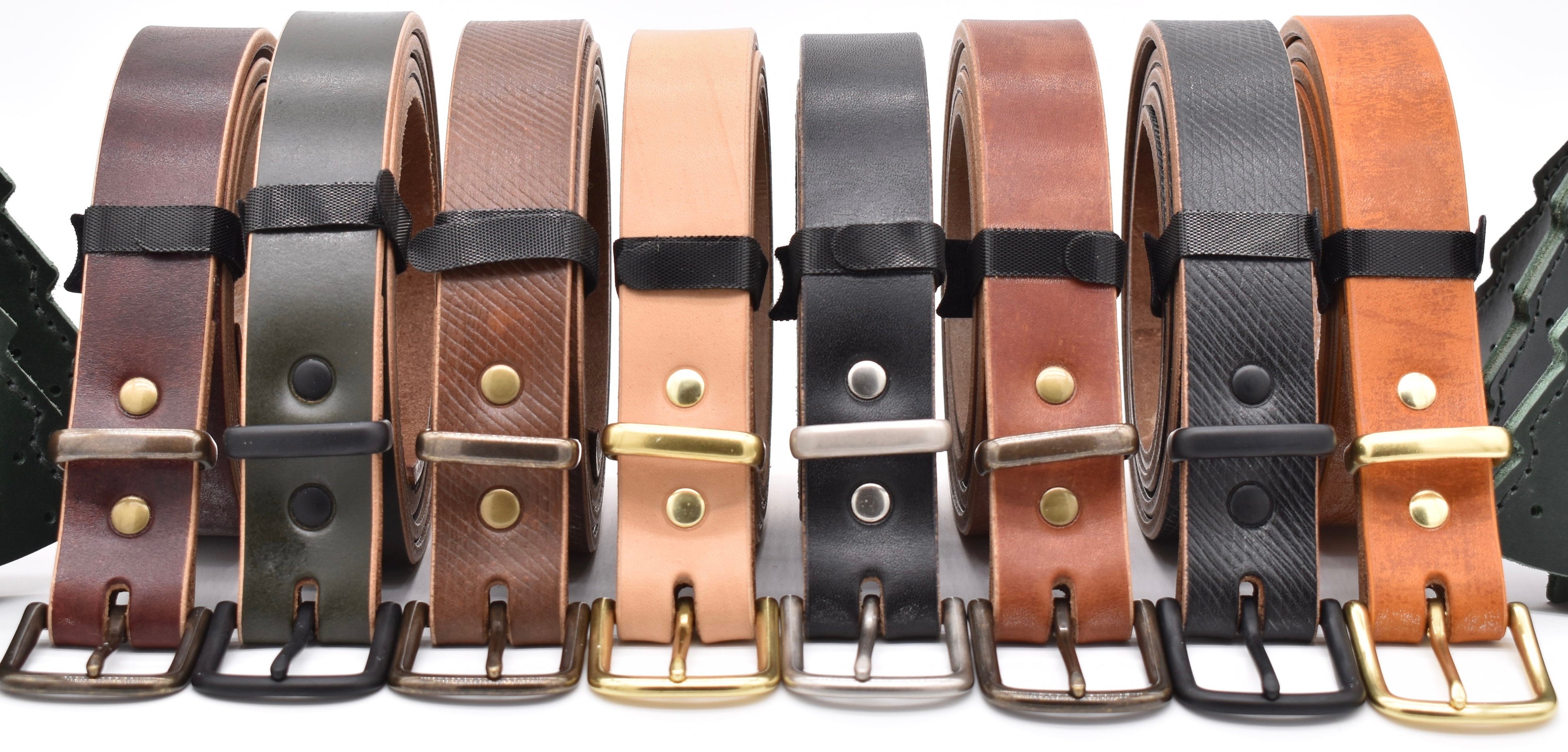 Leather Belt - Oak Tanned Oak Stain