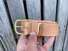 Load image into Gallery viewer, Leather Belt - Russet Bridle/Brass
