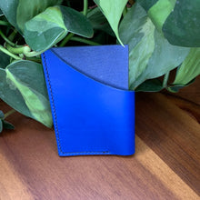 Load image into Gallery viewer, Simple Leather Wallet - Royal Blue
