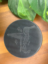 Load image into Gallery viewer, Leather Coaster - Astral Emma - Hummingbird
