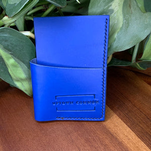 Simple Leather Wallet - Royal Blue