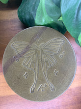 Load image into Gallery viewer, Leather Coaster - Astral Emma - Moth
