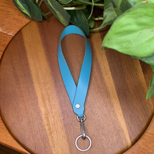 Wrist Keychain - Turquoise/Matte Nickel