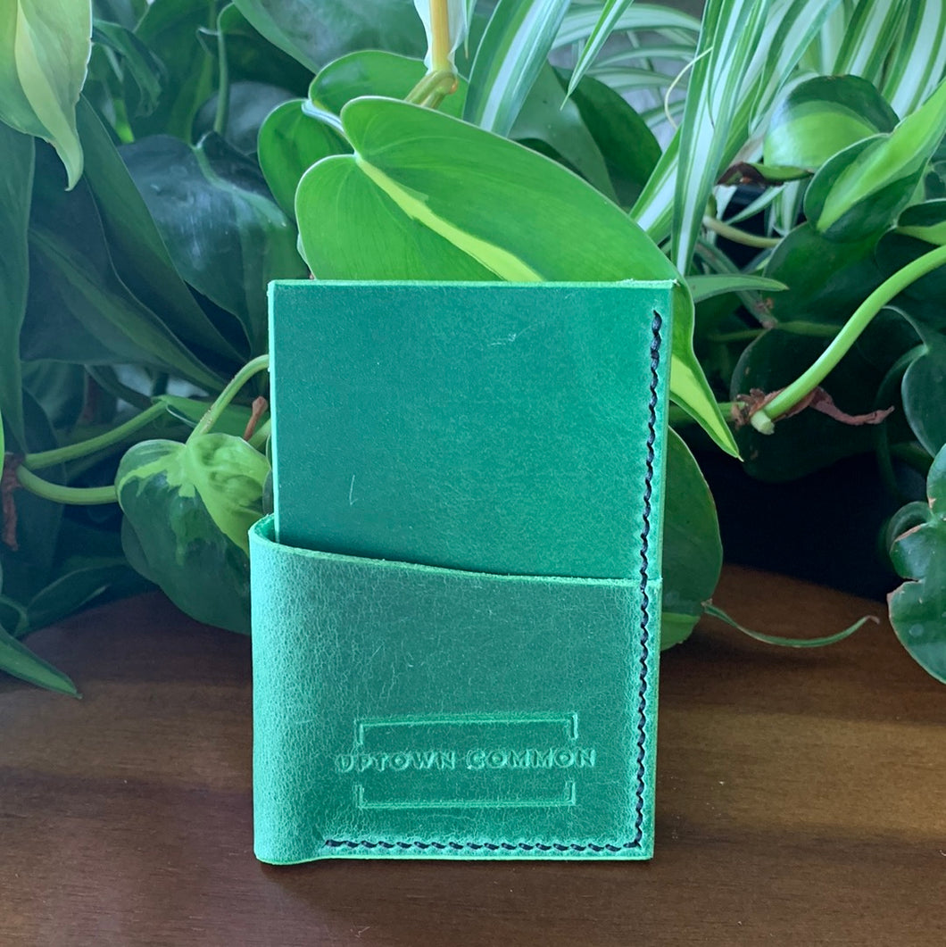 Simple Leather Wallet - Green